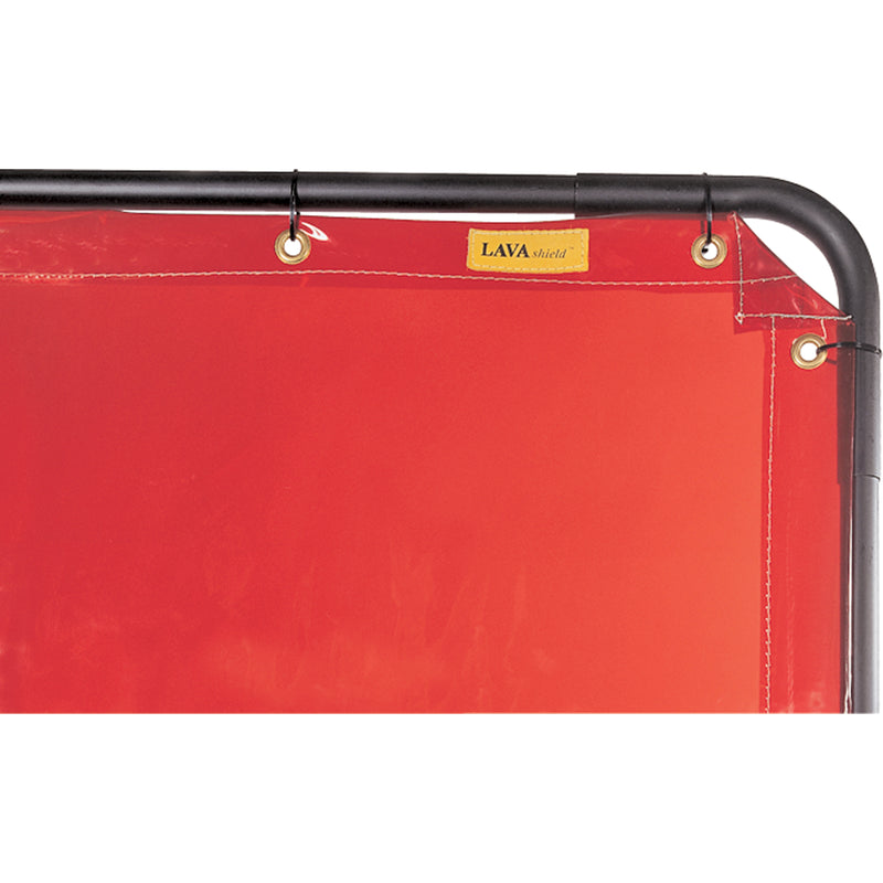 Lavashield™ Curtain, 92" x 68.5", High Transparency, Orange