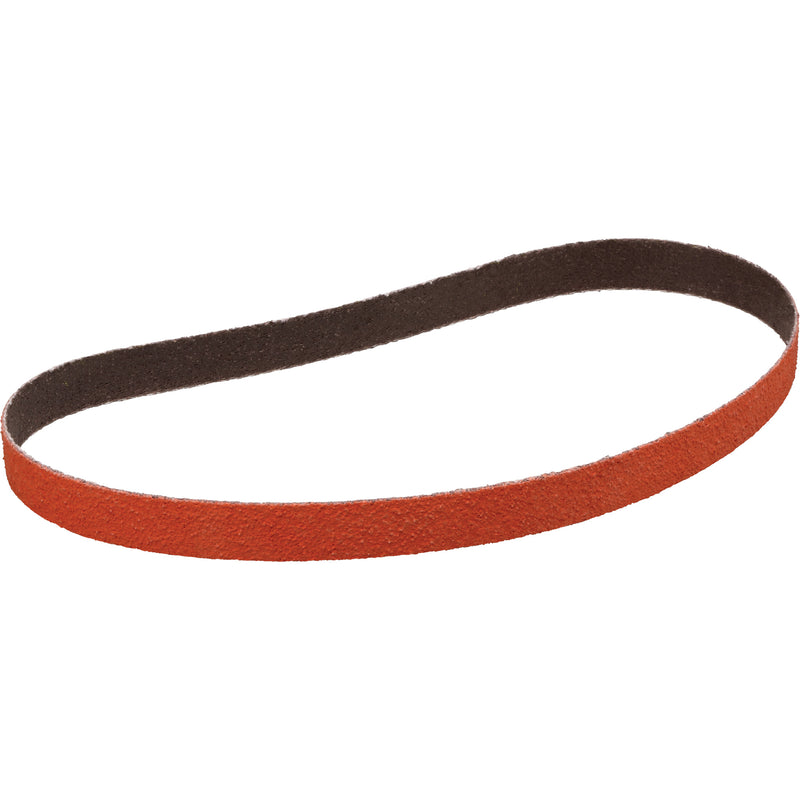 Cloth Belt, 1/2" W x 18" L, Ceramic, P120 Grit