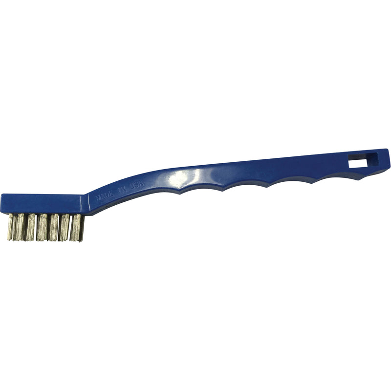 Petites brosses de nettoyage, laiton, 3 x 7 rangées de fils, 7-3/4" de long