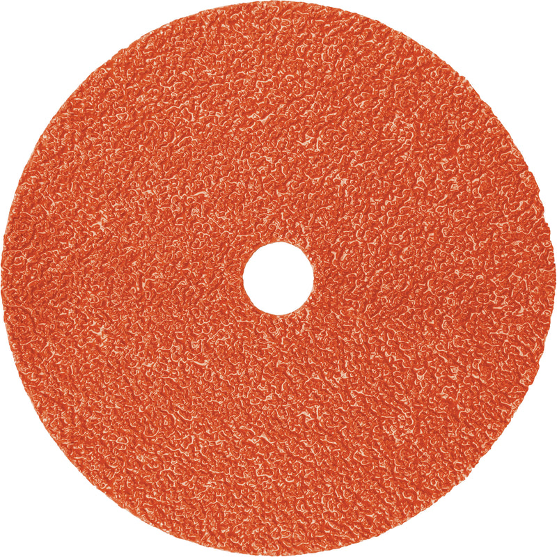 Disque en fibre 787C, céramique, 36+, 5" de diamètre x 7/8" d'arbre