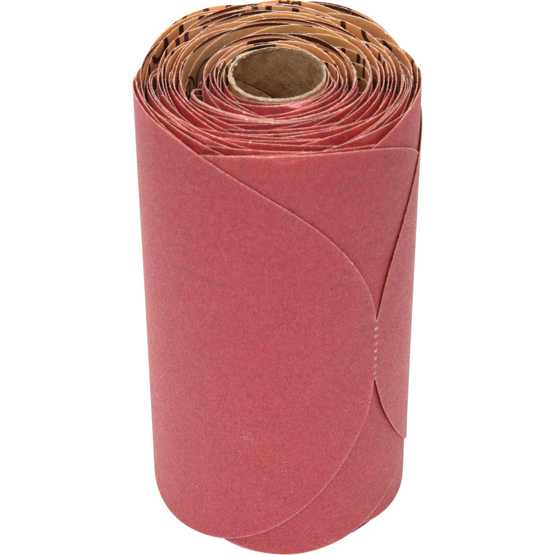 Stikit™ Red Abrasive Disc, 6" Dia., 180 Grit, Aluminum Oxide