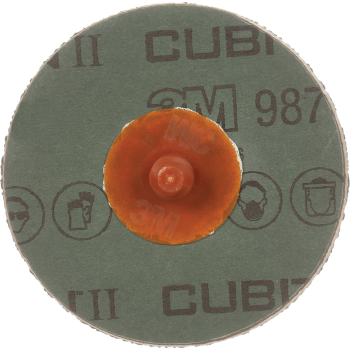 Disque fibre Cubitron™ II Roloc™ 987C, 2 po de diamètre, grain 36+, céramique