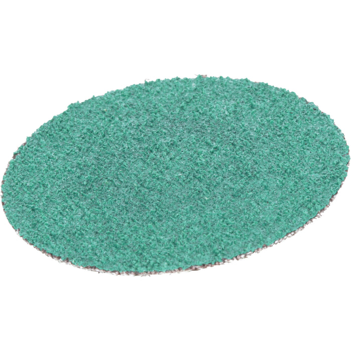 Roloc™ Green Corps™ Abrasive Disc, 2" Dia., 40 Grit, Aluminum Oxide