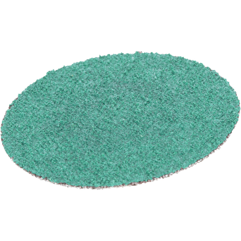 Disque abrasif Roloc™ Green Corps™, 3 po de diamètre, grain 80, oxyde d'aluminium