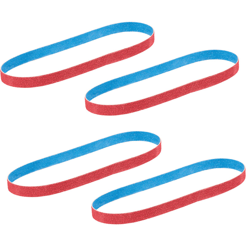 Bandfile Belts, 3/8" W x 13" L, Ceramic, 120 Grit