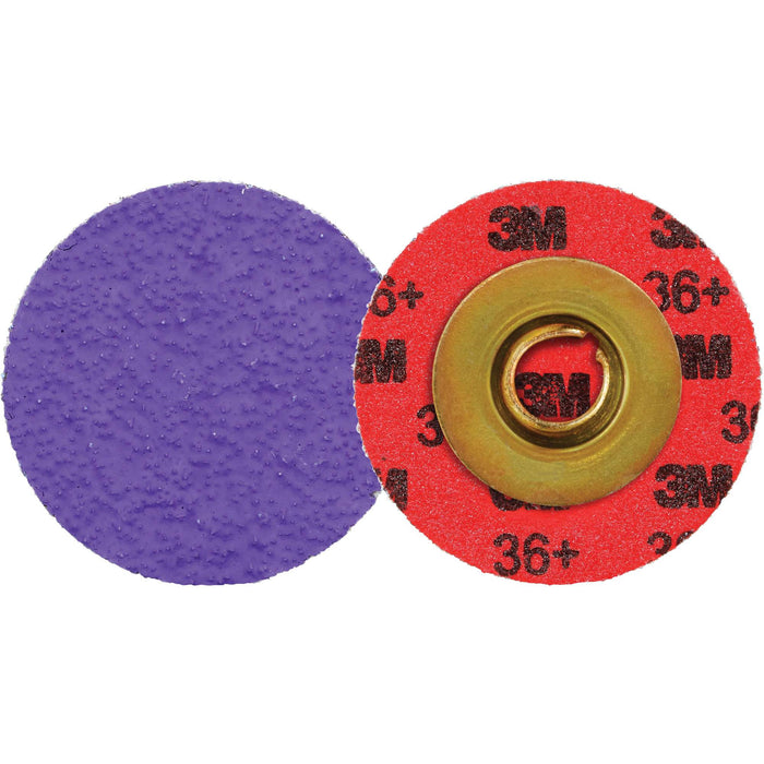 Cubitron™ 3 Roloc™ Durable Edge Disc 1184F, 2" Dia., 36+ Grit, Ceramic