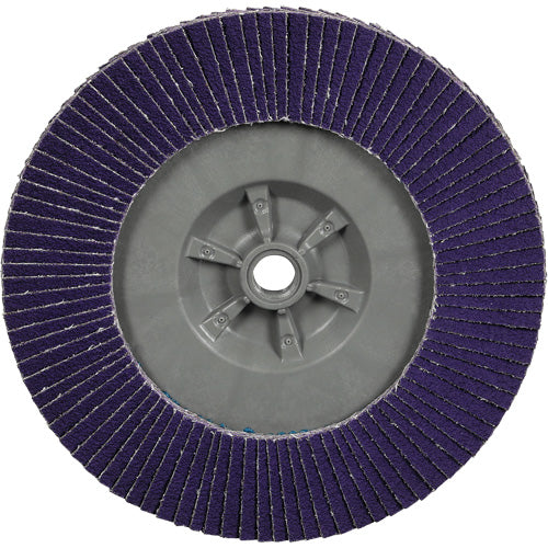 Cubitron™ 3 Flat Flap Disc with Quick Change 1169F, 7" x 5/8"-11, Type T27, 40+ Grit, Ceramic