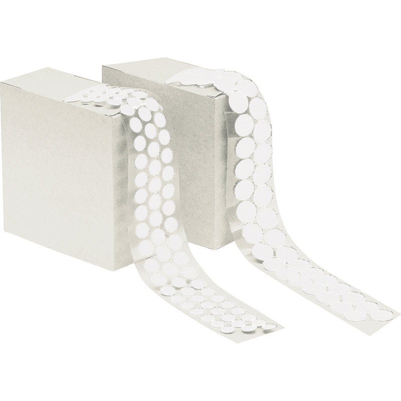 Fastener Dots, Loop, 1/2" Dia., Adhesive, Black