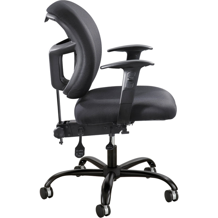 Alday™ Intensive Use 24/7 Task Chairs, Nylon, Black, 500 lbs. Capacity