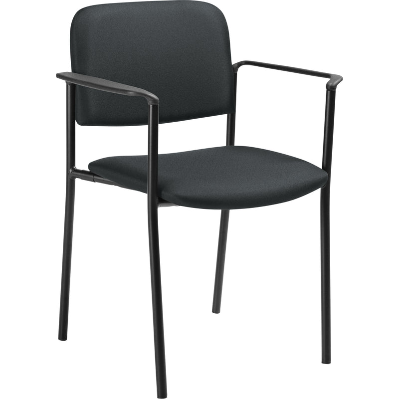 Chaises empilables, tissu, hauteur 81 cm, capacité de charge 136 kg, anthracite