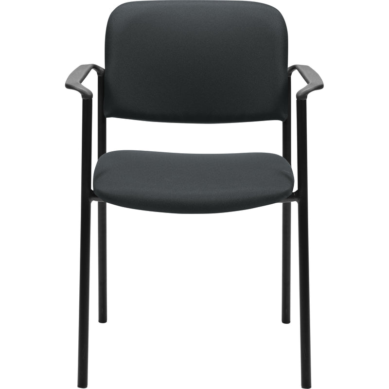 Chaises empilables, tissu, hauteur 81 cm, capacité de charge 136 kg, anthracite