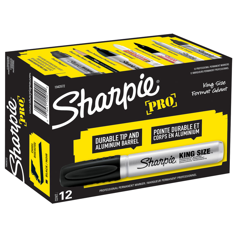Marqueur permanent King Size™, burin, noir
