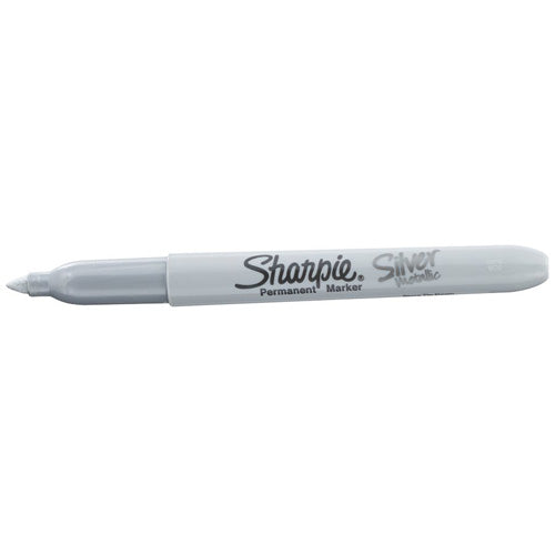 Permanent Marker, Silver, Fine Tip