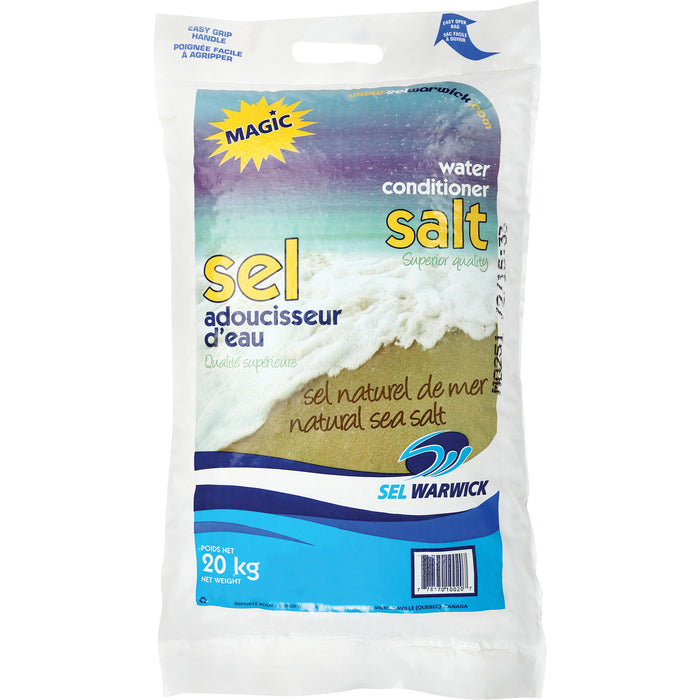 Sel adoucissant magique, 44,1 lb (20 kg), sac