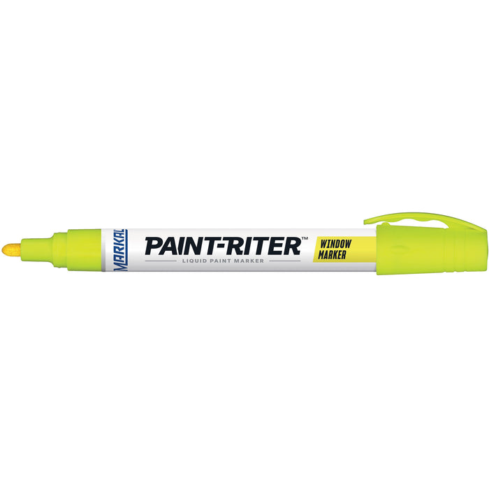 Paint-Riter™ Window Marker, Liquid, Yellow