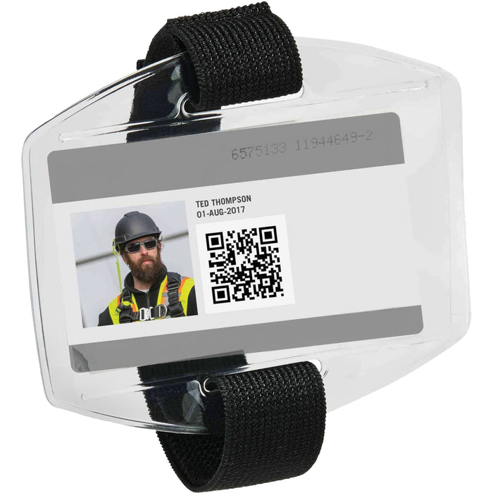 Porte-badge d'identification en vinyle Squids® 3386