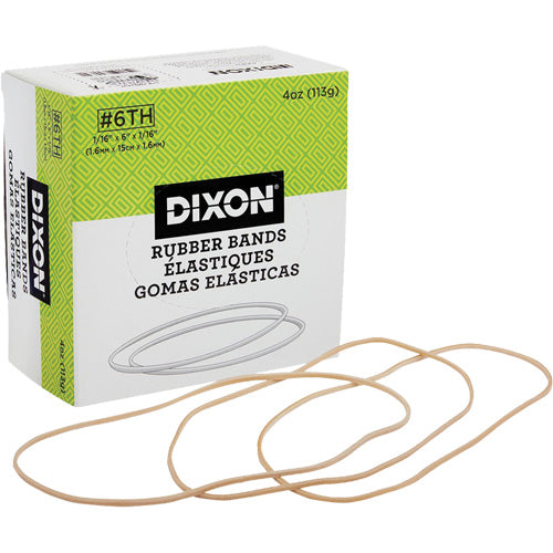 Rubber Bands, 6" x 1/16"
