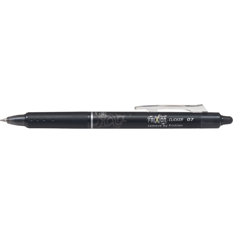 Frixion Point Clicker Pen, Black, 0.7 mm, Retractable
