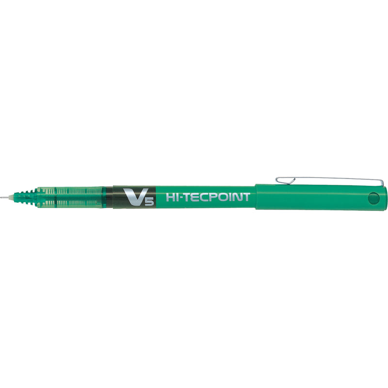 Hi-Tecpoint Pen, Green, 0.5 mm