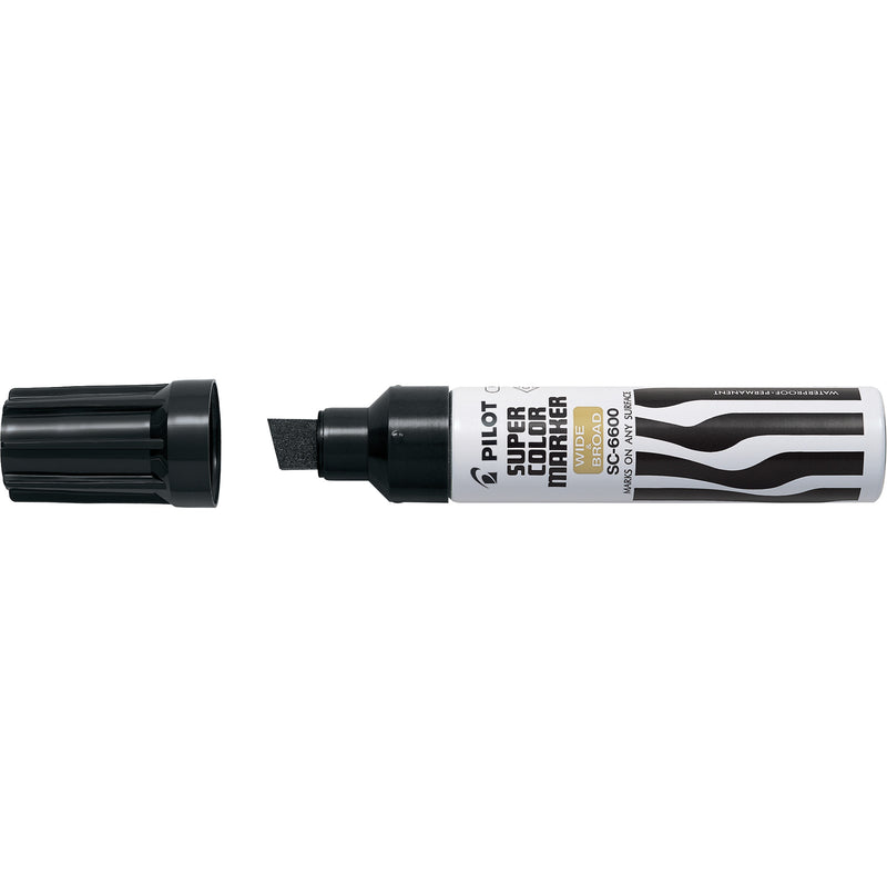Marqueur permanent Super Colour Jumbo, burin, noir