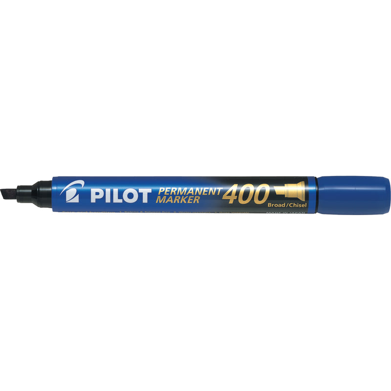 Marqueur permanent 400, burin, bleu