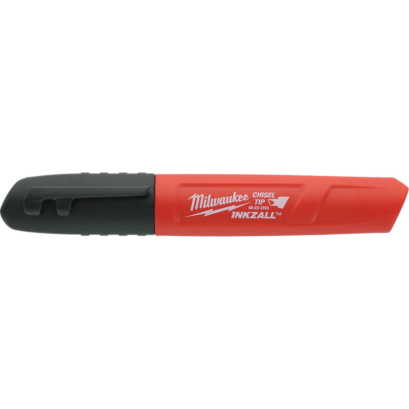 Inkzall™ Permanent Marker, Black, Chisel Tip