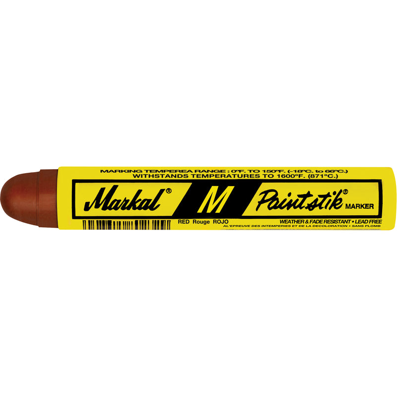 Marqueur peinture M Paintstik® pour traitement thermique, bâton solide, rouge