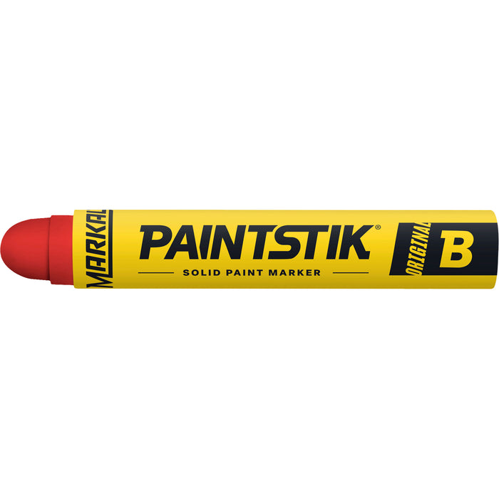 Markal® Paintstik® Original B® Paint Marker, Solid Stick, Red