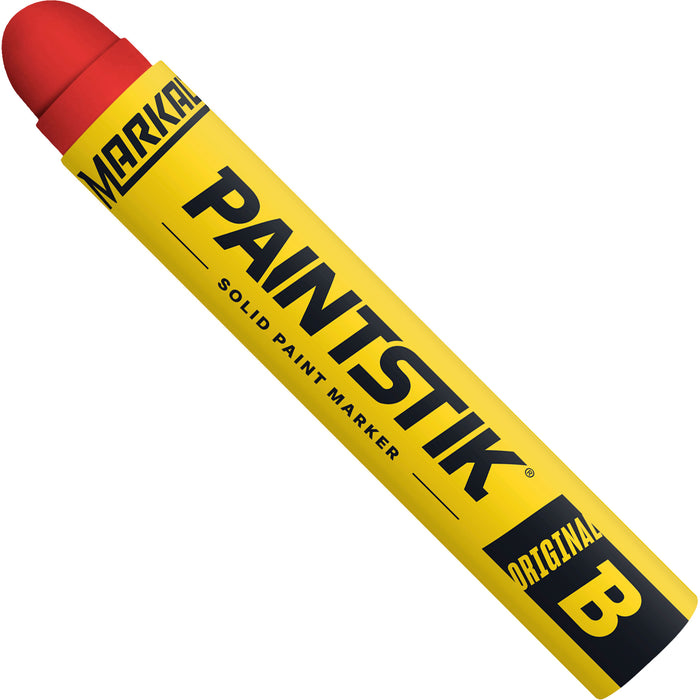 Markal® Paintstik® Original B® Paint Marker, Solid Stick, Red