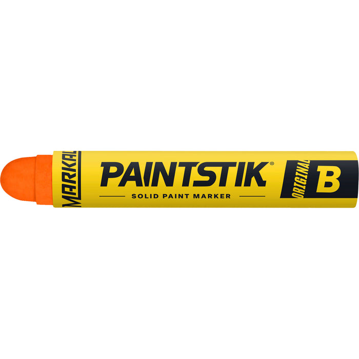 Markal® Paintstik® Original B® Paint Marker, Solid Stick, Orange