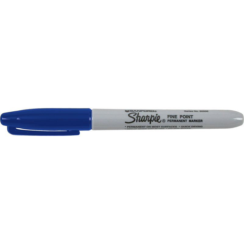 Permanent Markers - #15, Blue, Fine Tip