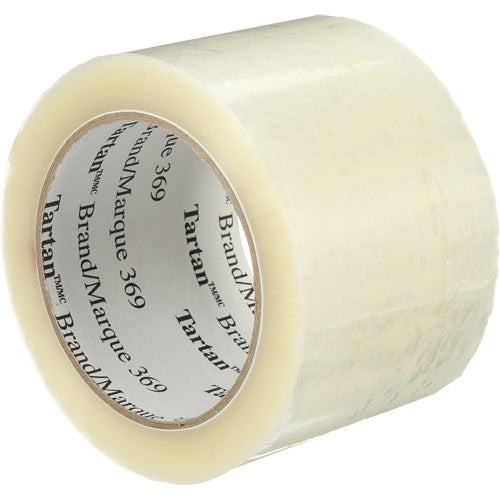 Tartan™ Box Sealing Tape, Hot Melt Adhesive, 1.6 mils, 72 mm (3") x 100 m (330')