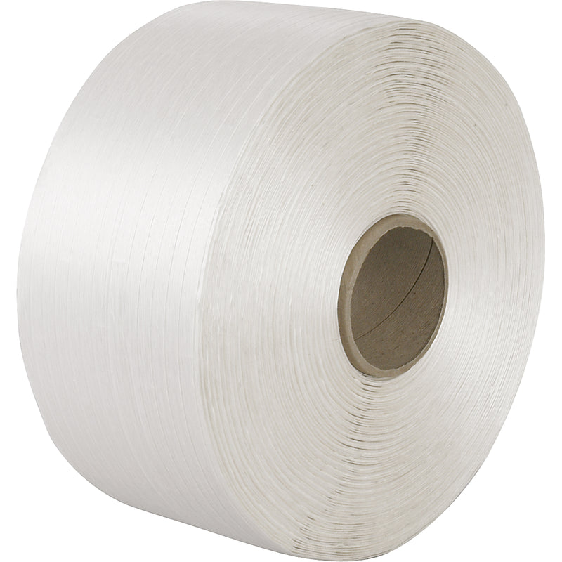 Cerclage en corde tissée, corde en polyester, 1,9 cm (l) x 640 m (L), qualité manuelle