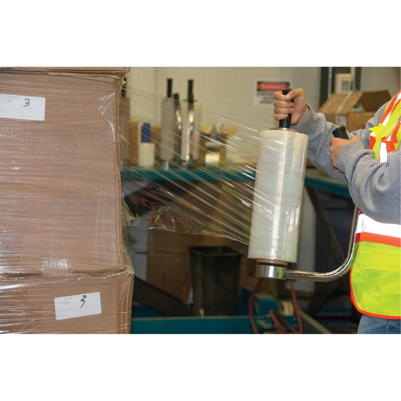 Stretch Wrap, Cast, 80 Gauge (20.3 micrometers), 15" x 1500'