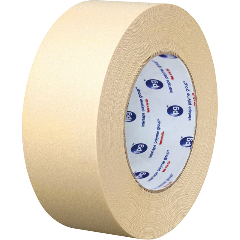 High Temperature Medium Grade Paper Masking Tape, 36 mm (1-1/2") x 55 m (180'), Beige