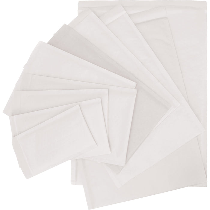 Bubble Shipping Mailer, White Paper, 4" W x 8" L