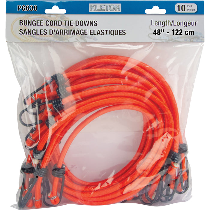 Bungee Cord Tie Downs, 48"