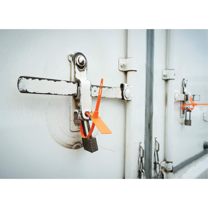 Security Seal, 7-3/4", Plastic, Truck Seal