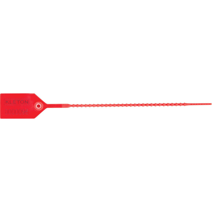 Standard-Duty Security Seal, 9", Plastic, Plastic Seal