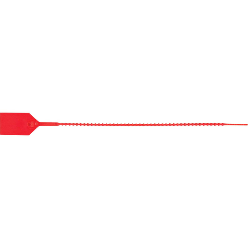Scellé de sécurité standard, 12 po, plastique, scellé en plastique