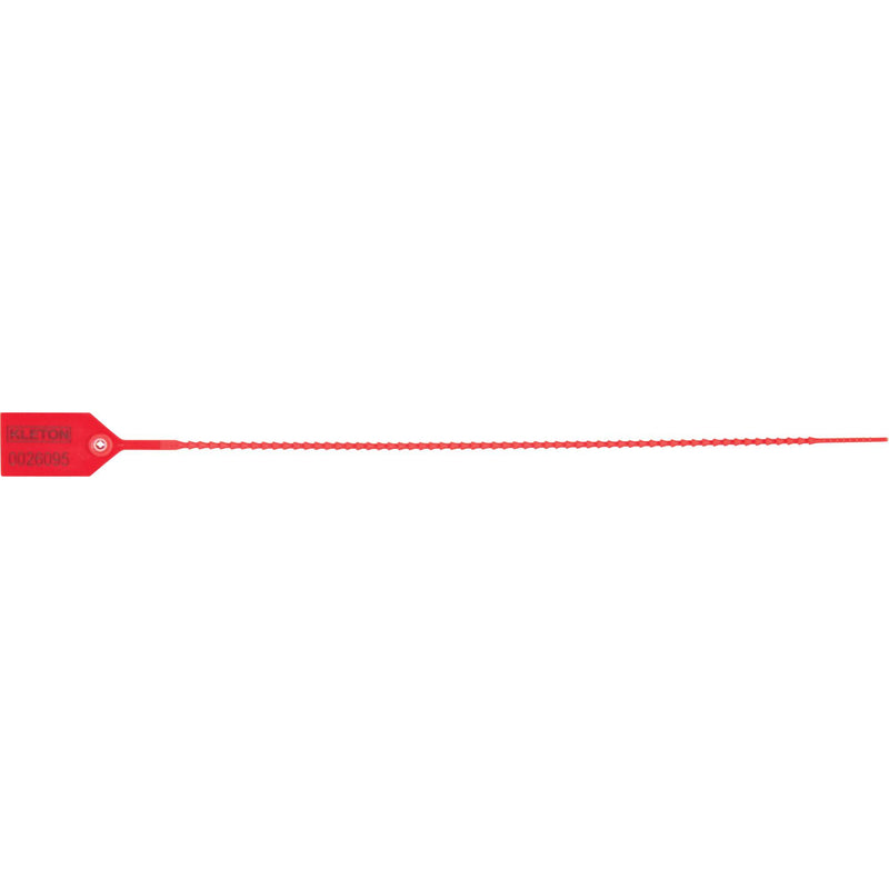 Scellé de sécurité standard, 15 po, plastique, scellé en plastique