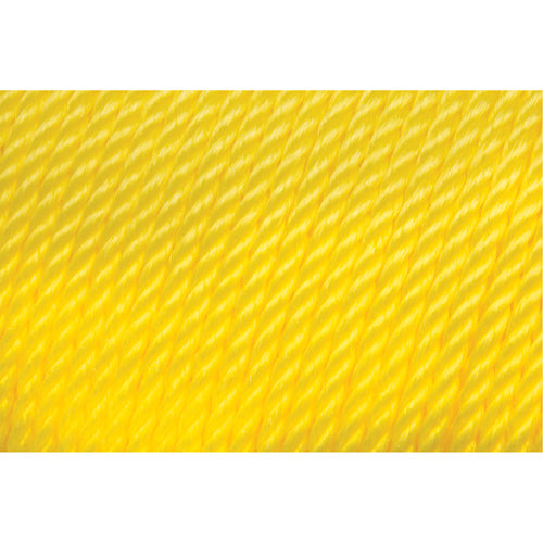 1/4" Braided Yellow Rope, Polypropylene, 1300'