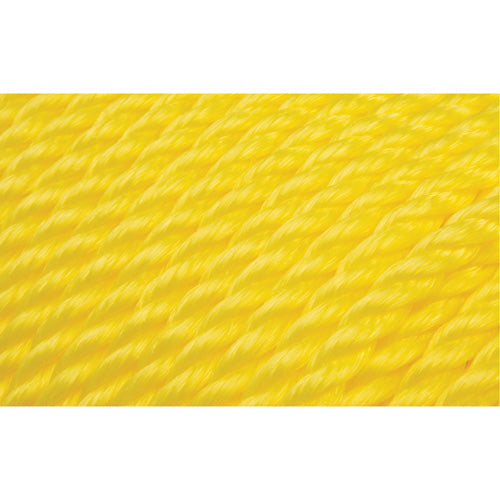 3/8" Braided Yellow Rope, Polypropylene, 630'
