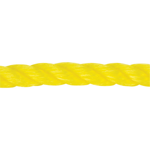 1/2" Braided Yellow Rope, Polypropylene, 335'