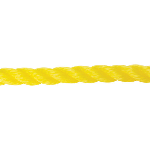 5/8" Braided Yellow Rope, Polypropylene, 200'