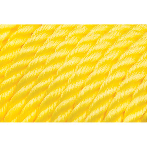 5/8" Braided Yellow Rope, Polypropylene, 200'