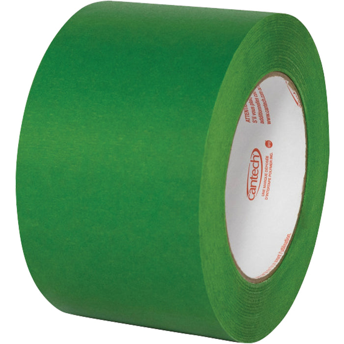 Premium Safe Tack Masking Tape, 72 mm (2-83/100") x 55 m (180.44'), Green