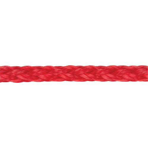 Braided Red Rope, Polypropylene, 500'