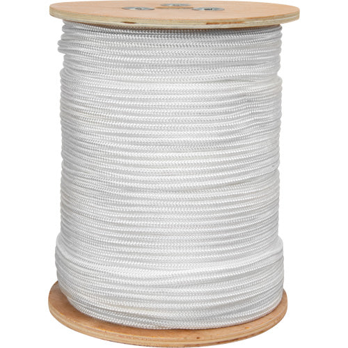 Braided White Rope, Nylon, 250'