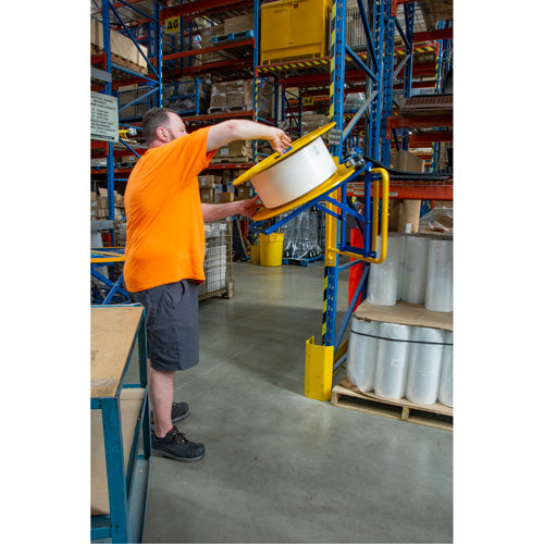 Strapping Dispenser, Polyester/Steel/Polypropylene Straps, 16"/8" Core Dia., 3"/8"/6" Roll Width